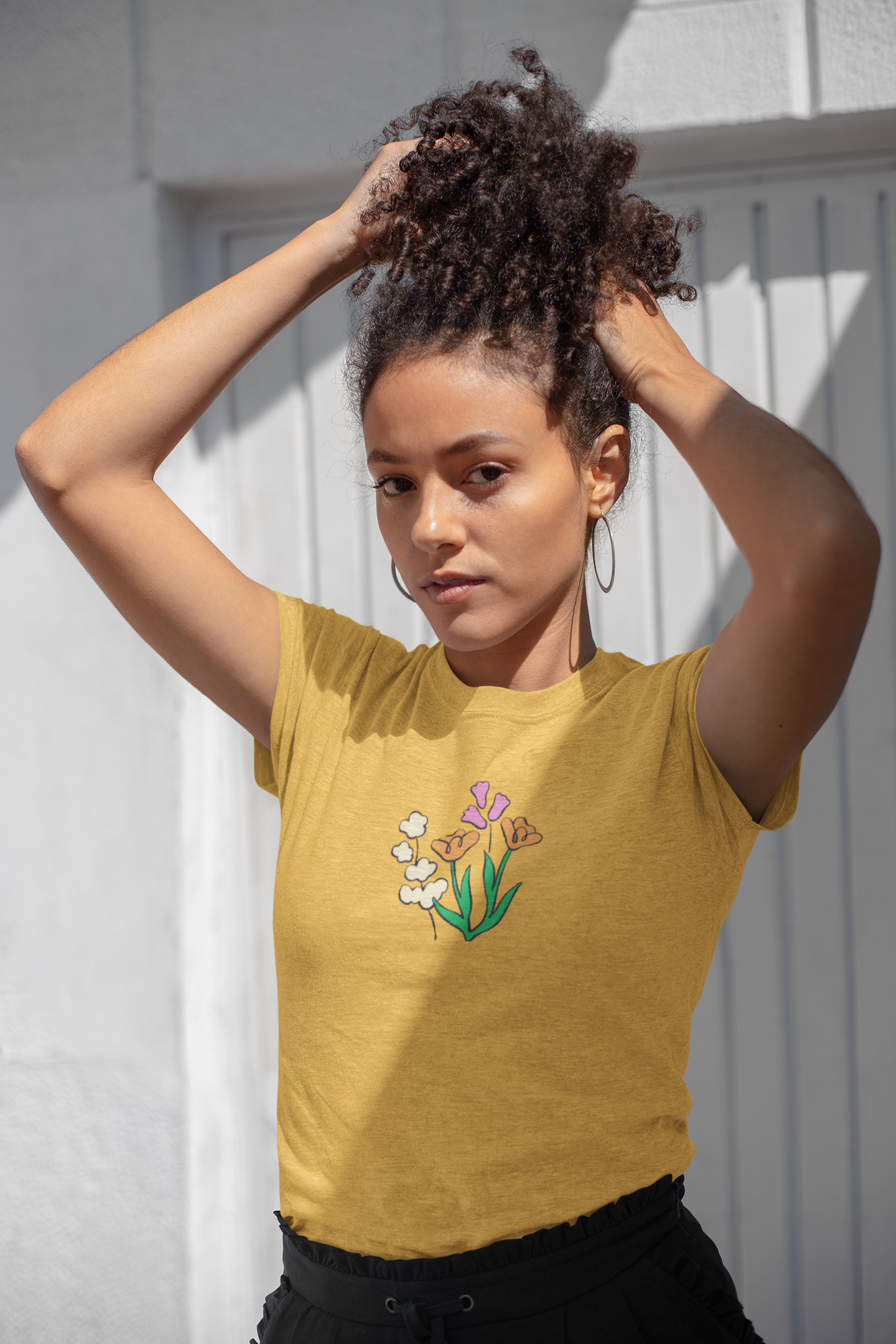Flower 100% Cotton T-Shirt