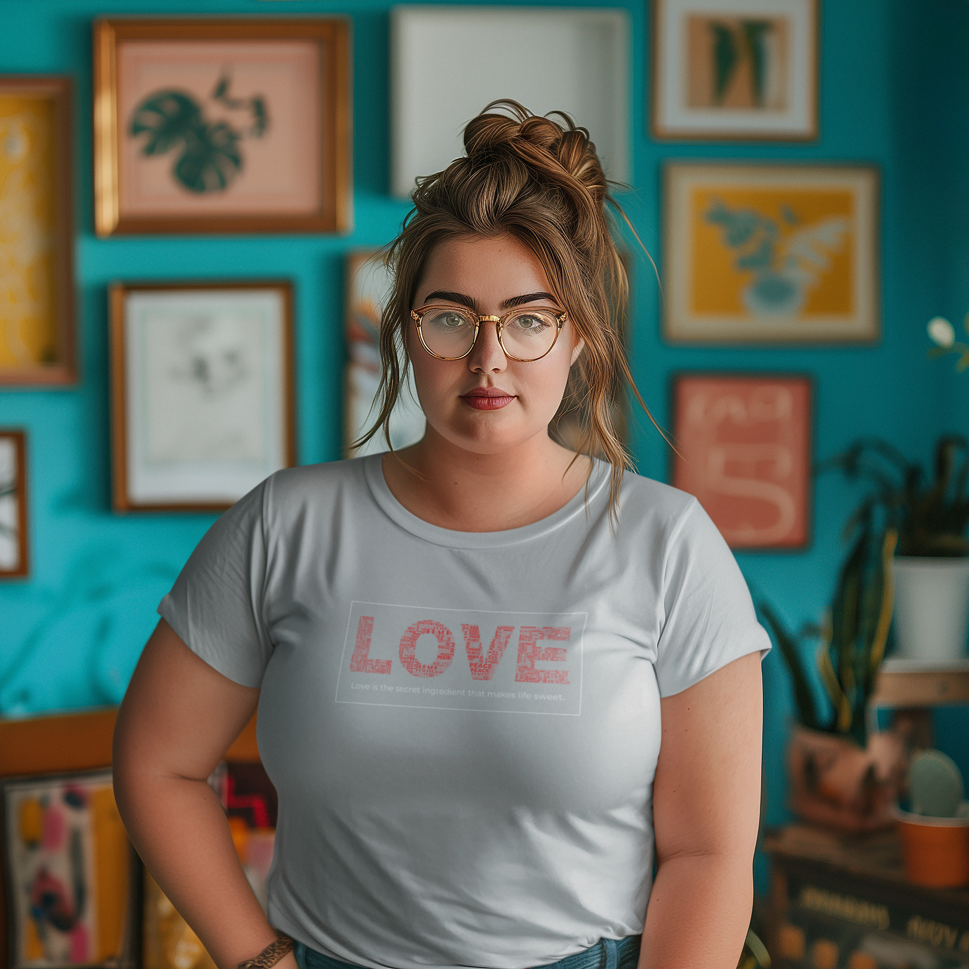 Love 100% Cotton T-Shirt XXL