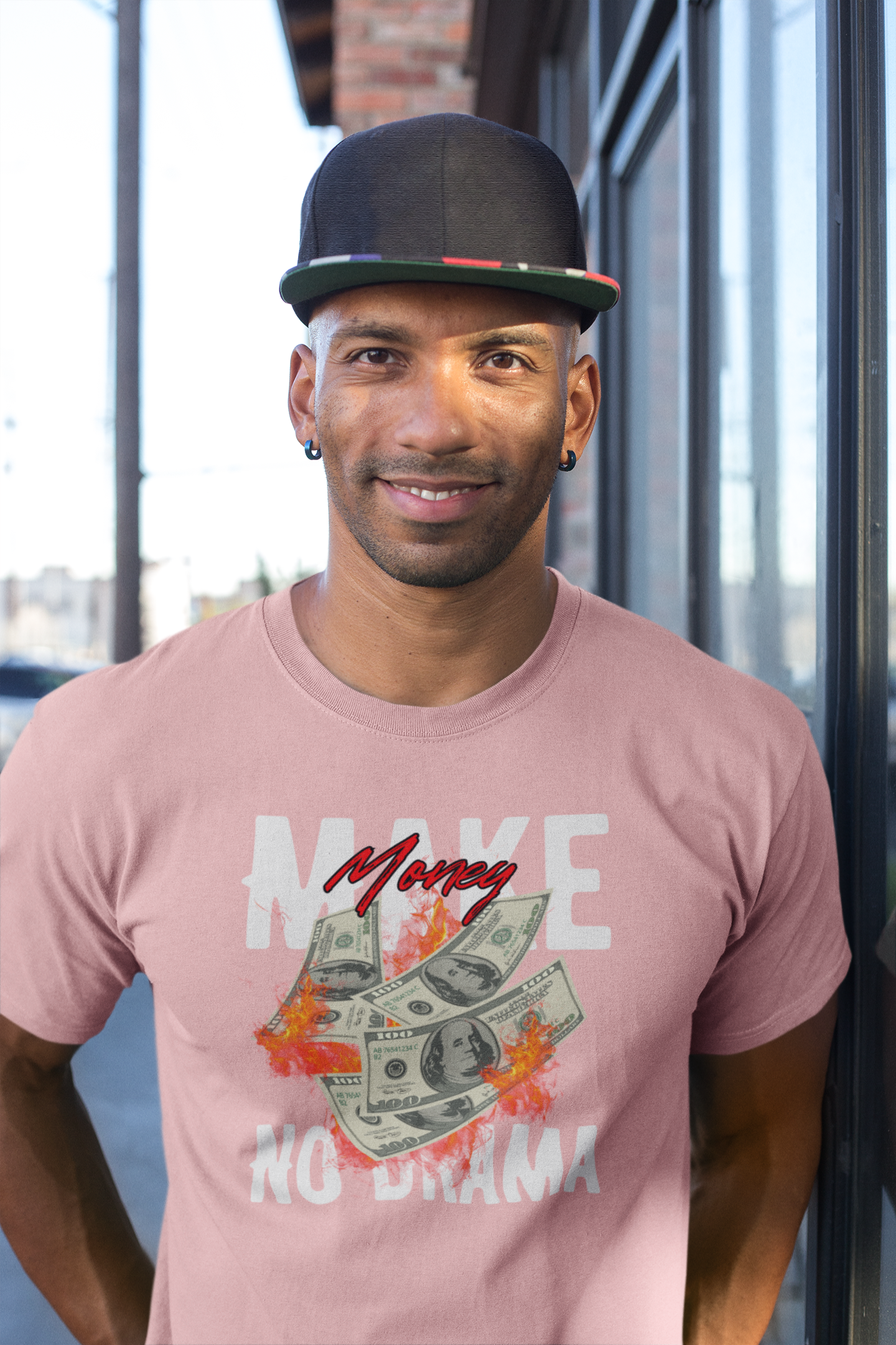 Make Money No Drama Cotton T-Shirt