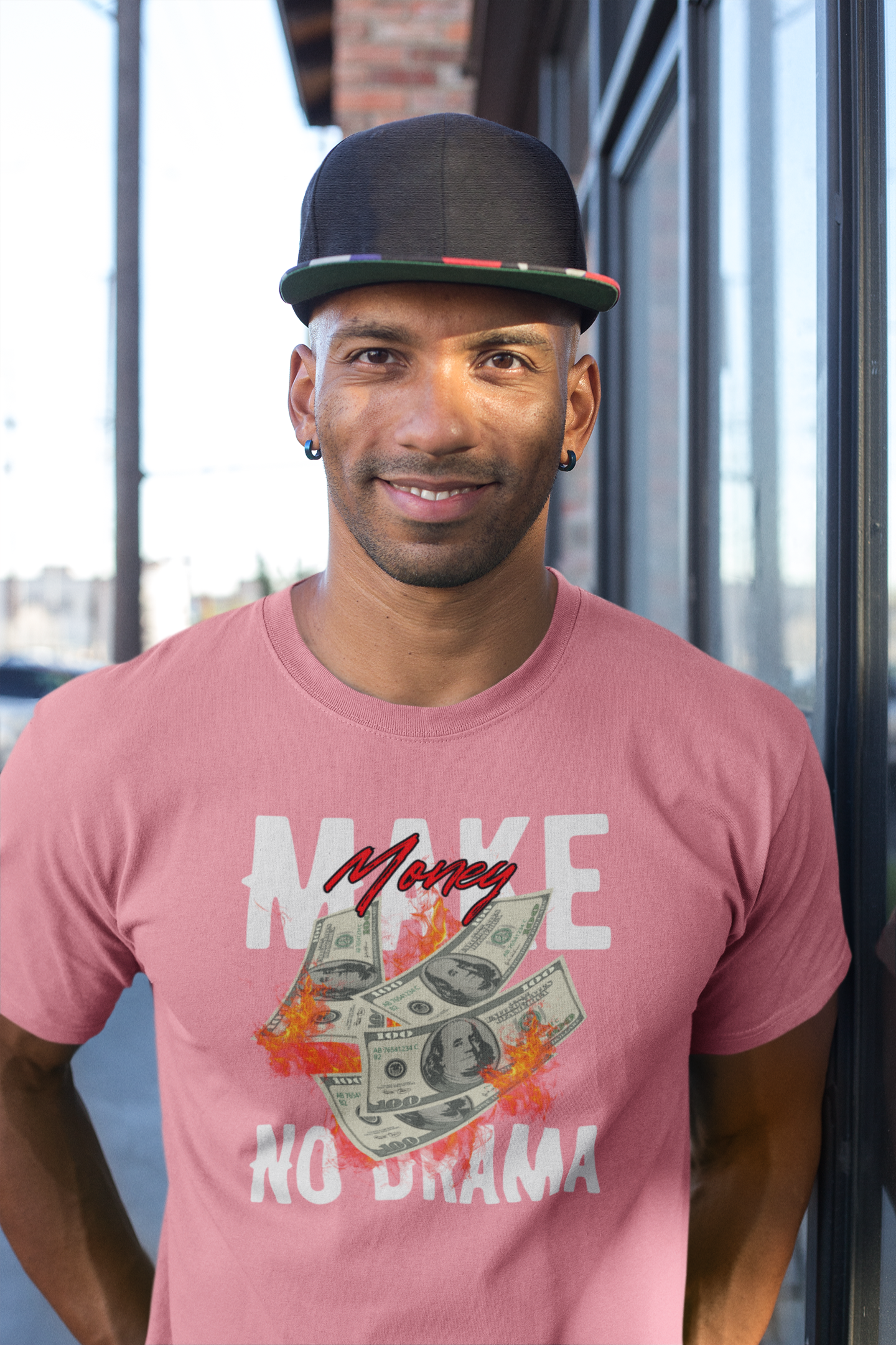 Make Money No Drama Cotton T-Shirt