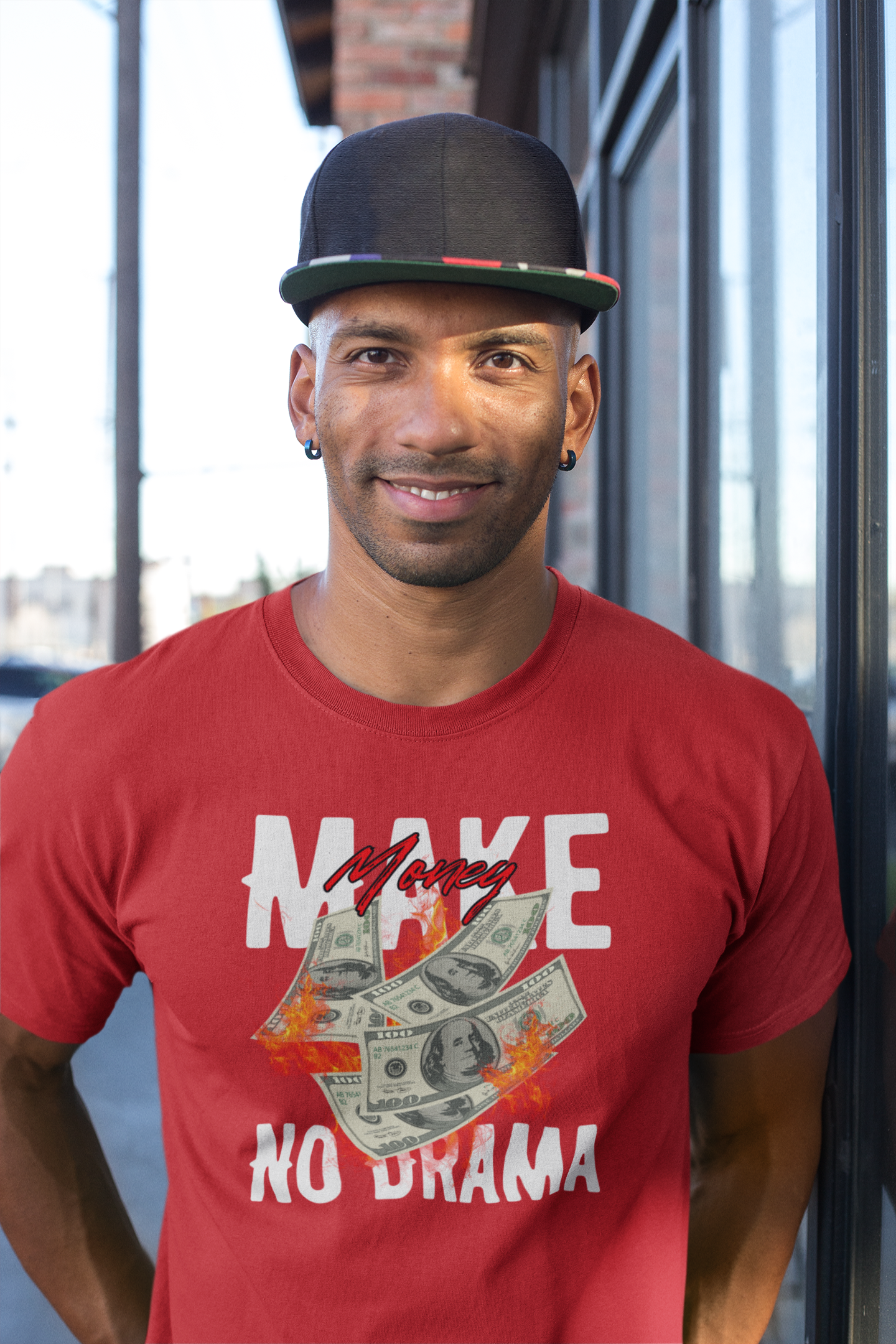 Make Money No Drama Cotton T-Shirt