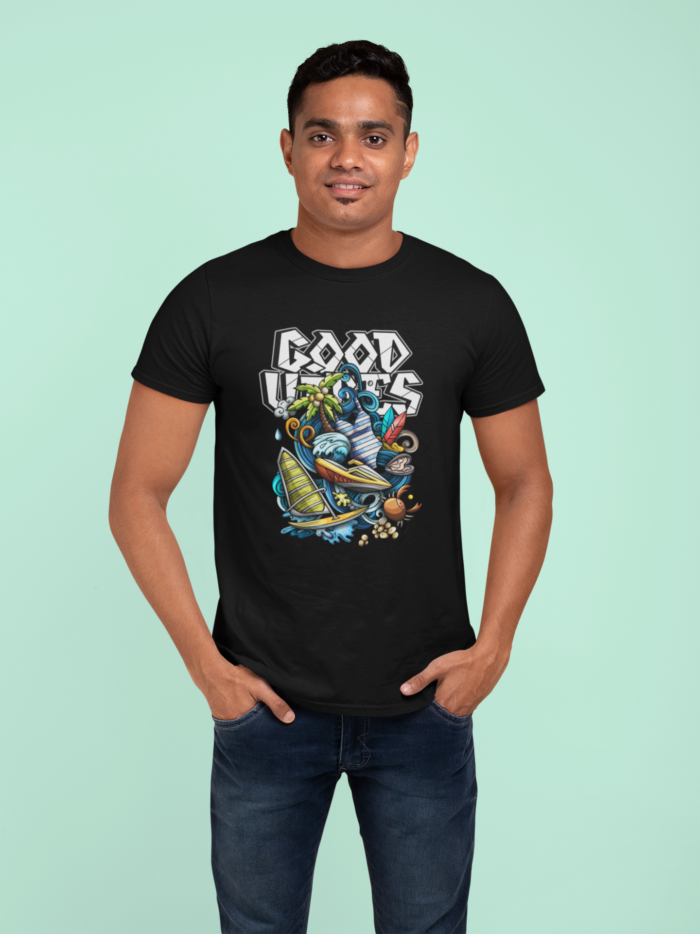 Good Vibes 100% Cotton T-Shirt