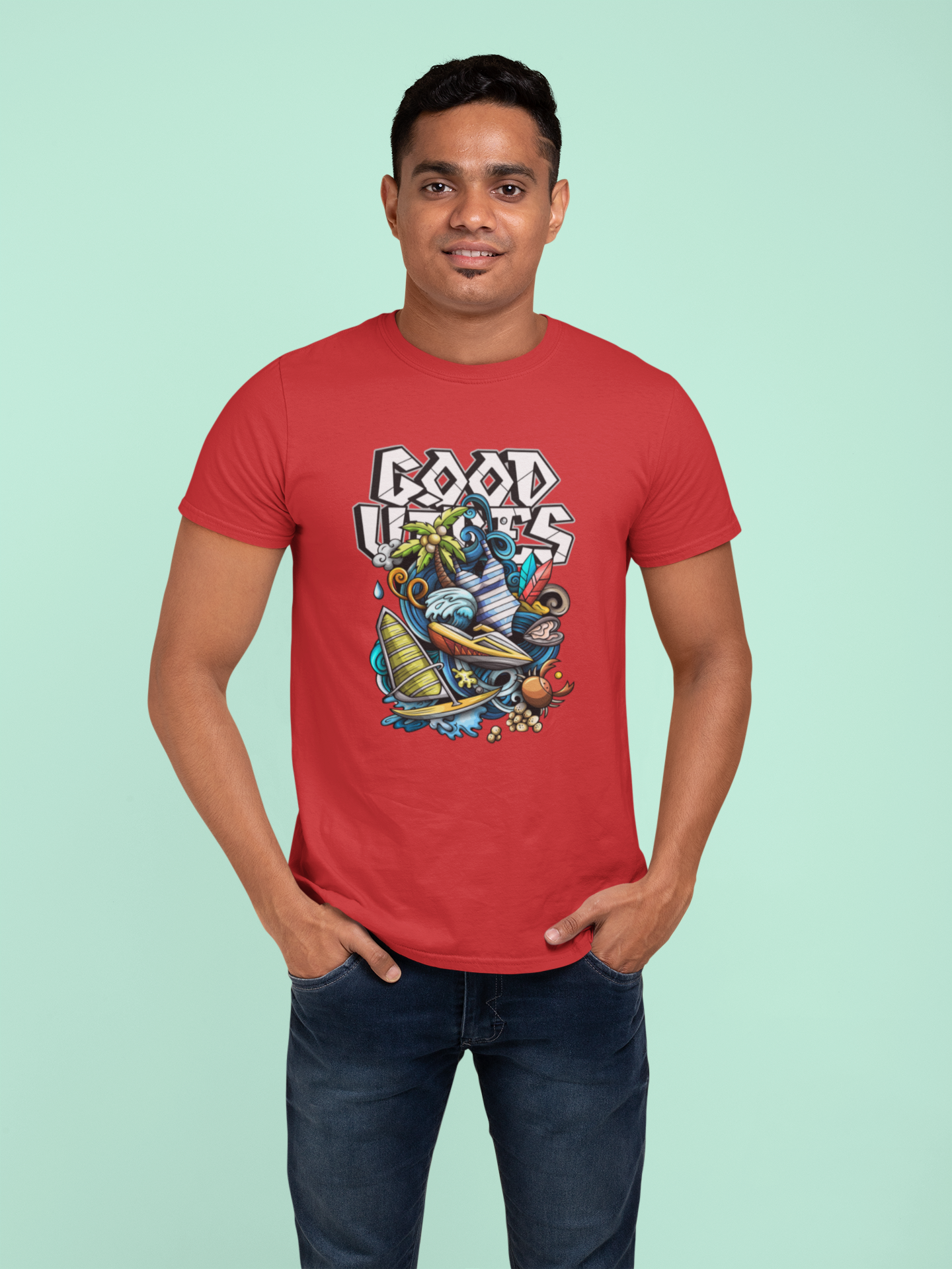 Good Vibes 100% Cotton T-Shirt