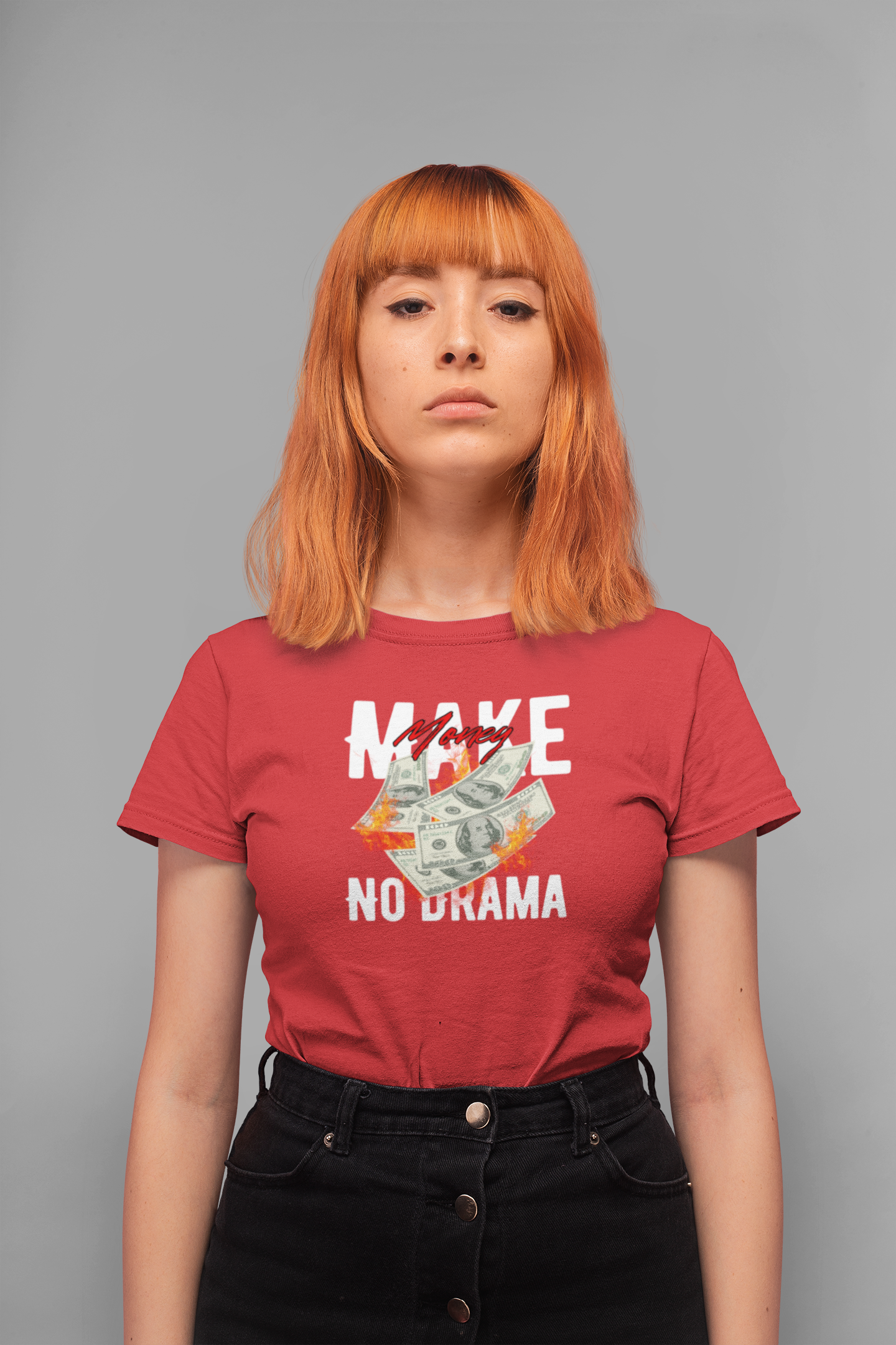 Make Money No Drama 100% Cotton T-Shirt
