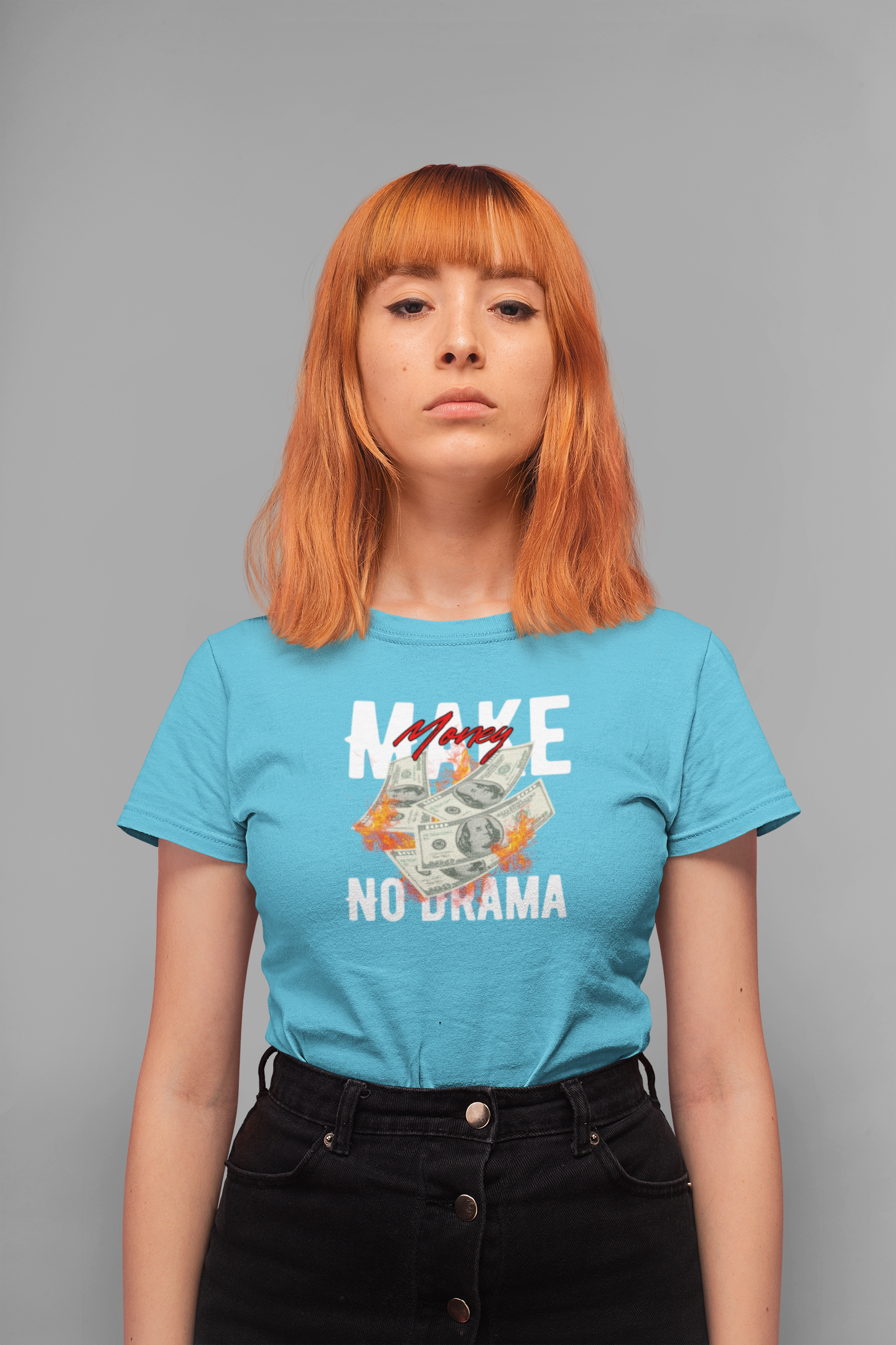 Make Money No Drama 100% Cotton T-Shirt