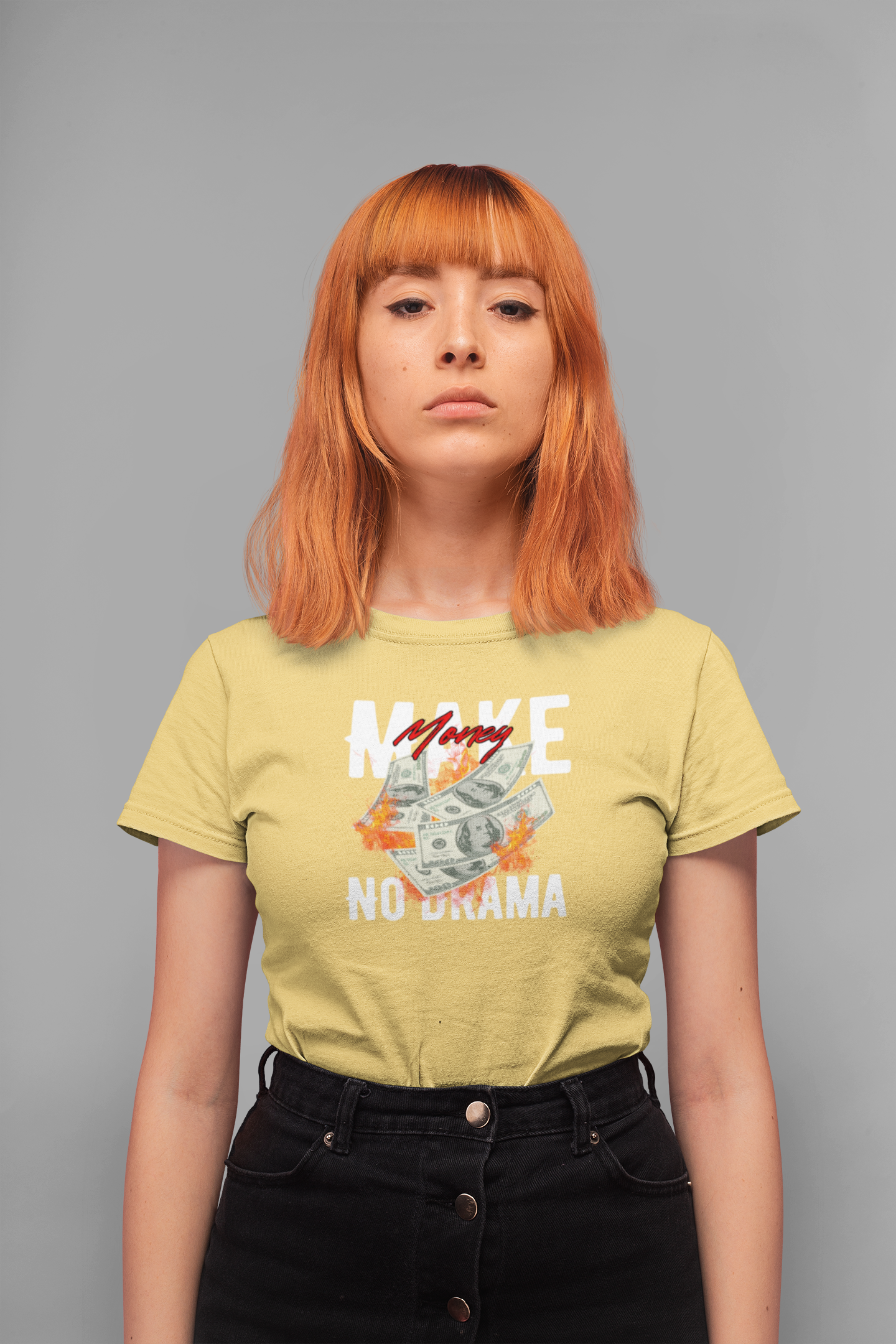 Make Money No Drama 100% Cotton T-Shirt