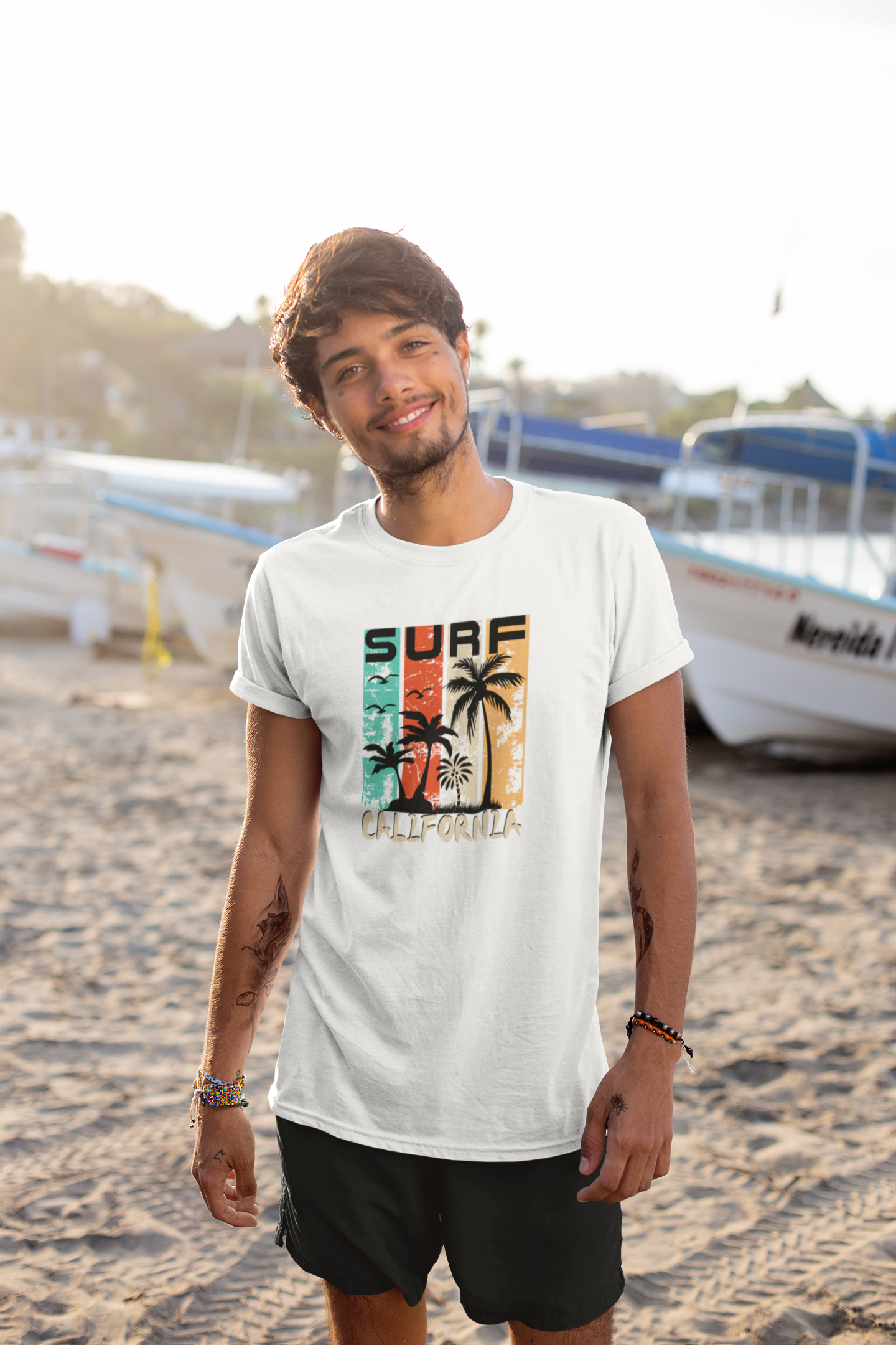 Surf California Cotton T-Shirt