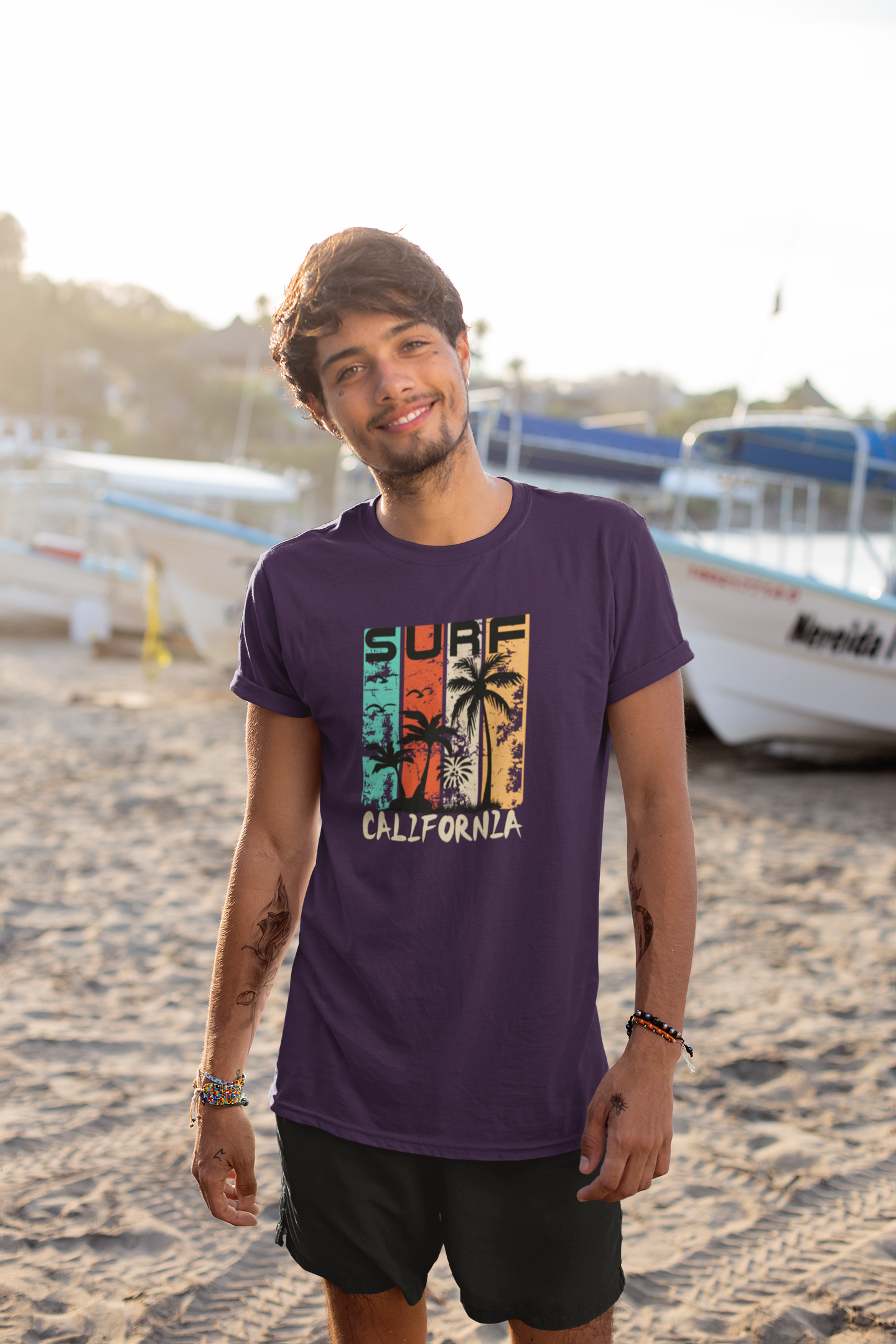 Surf California Cotton T-Shirt