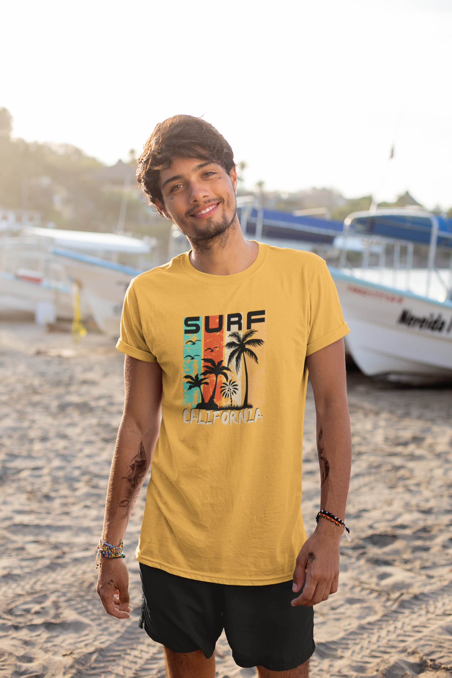 Surf California Cotton T-Shirt