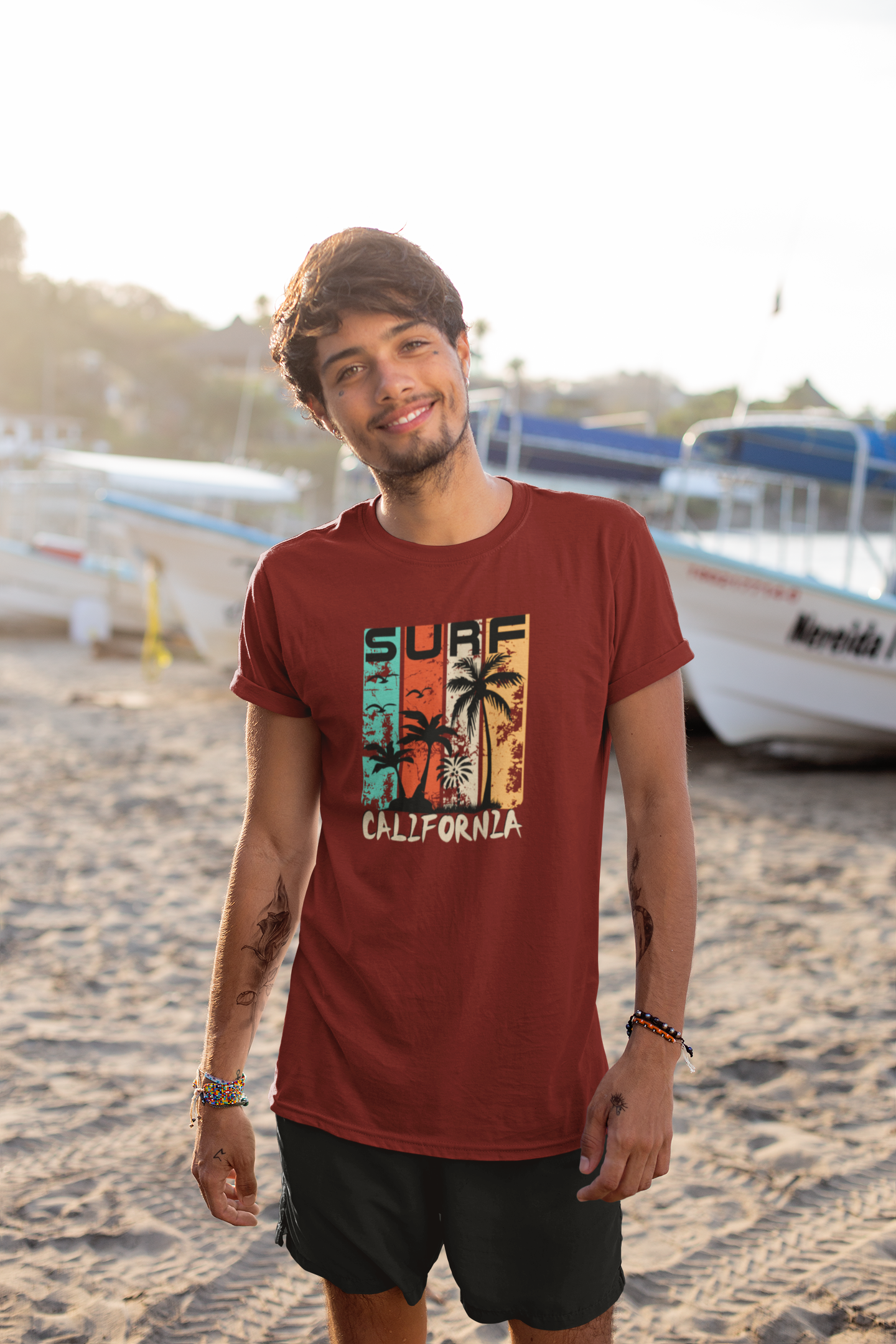 Surf California Cotton T-Shirt