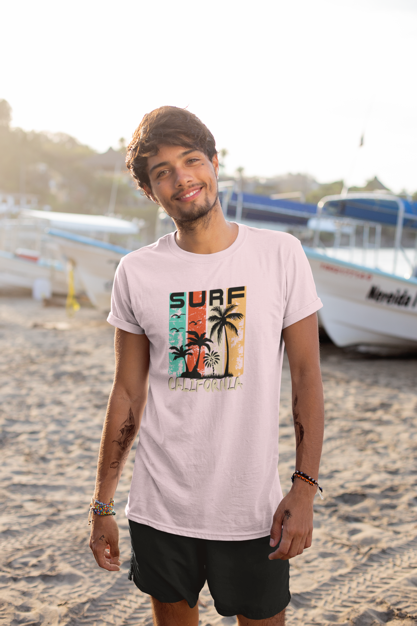 Surf California Cotton T-Shirt