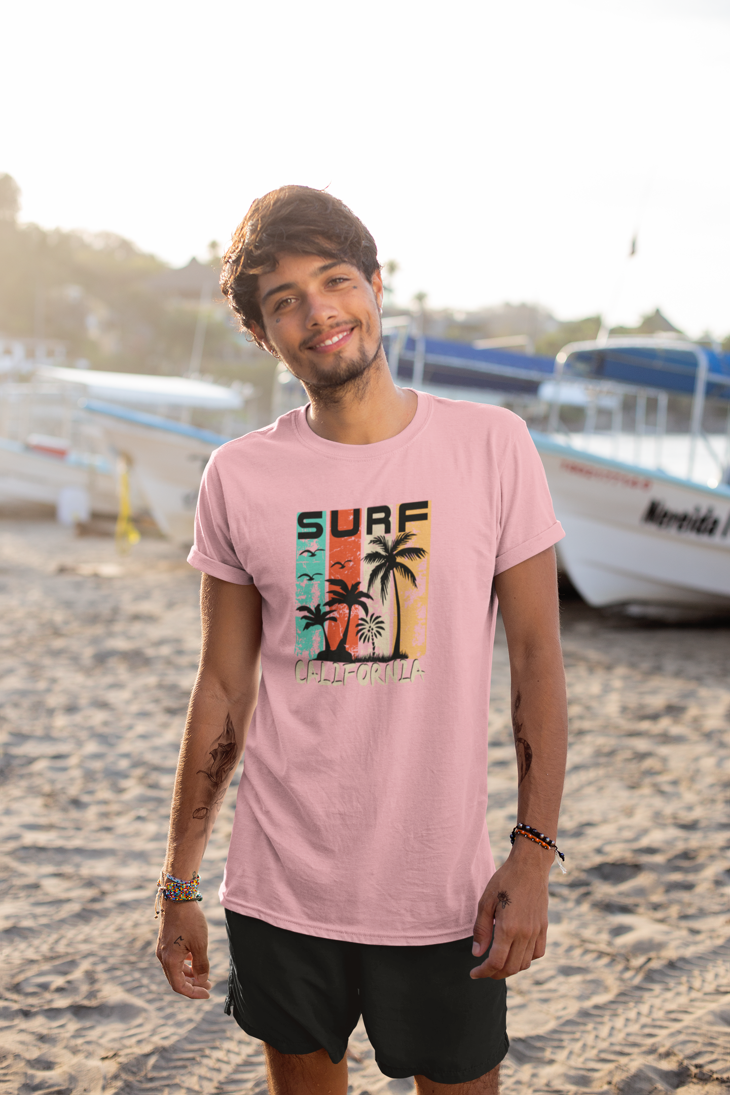 Surf California Cotton T-Shirt