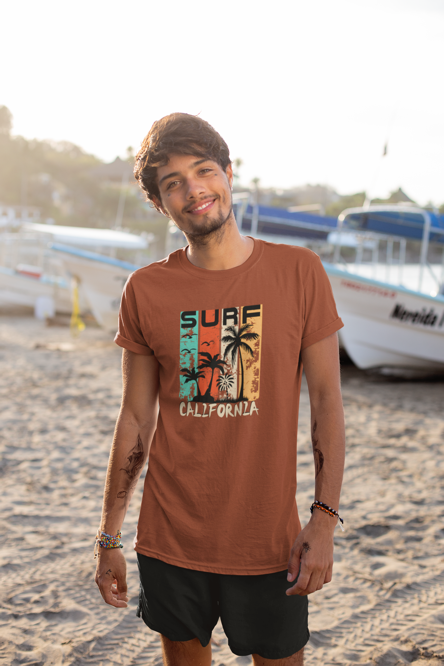 Surf California Cotton T-Shirt