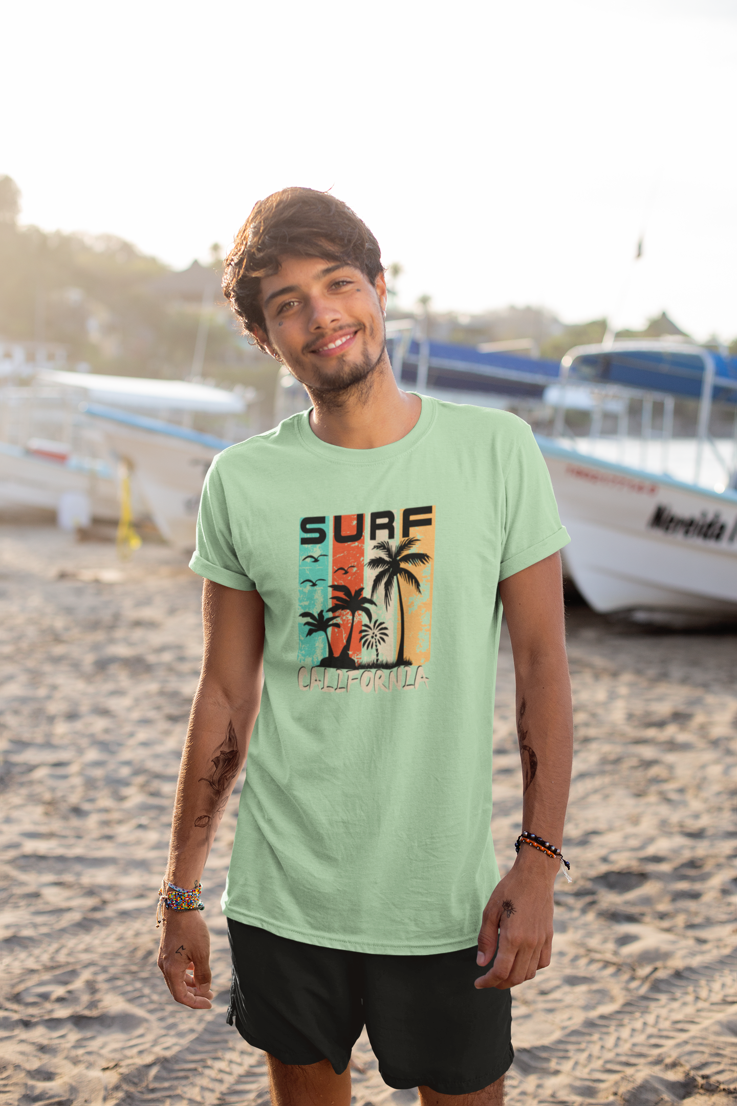 Surf California Cotton T-Shirt
