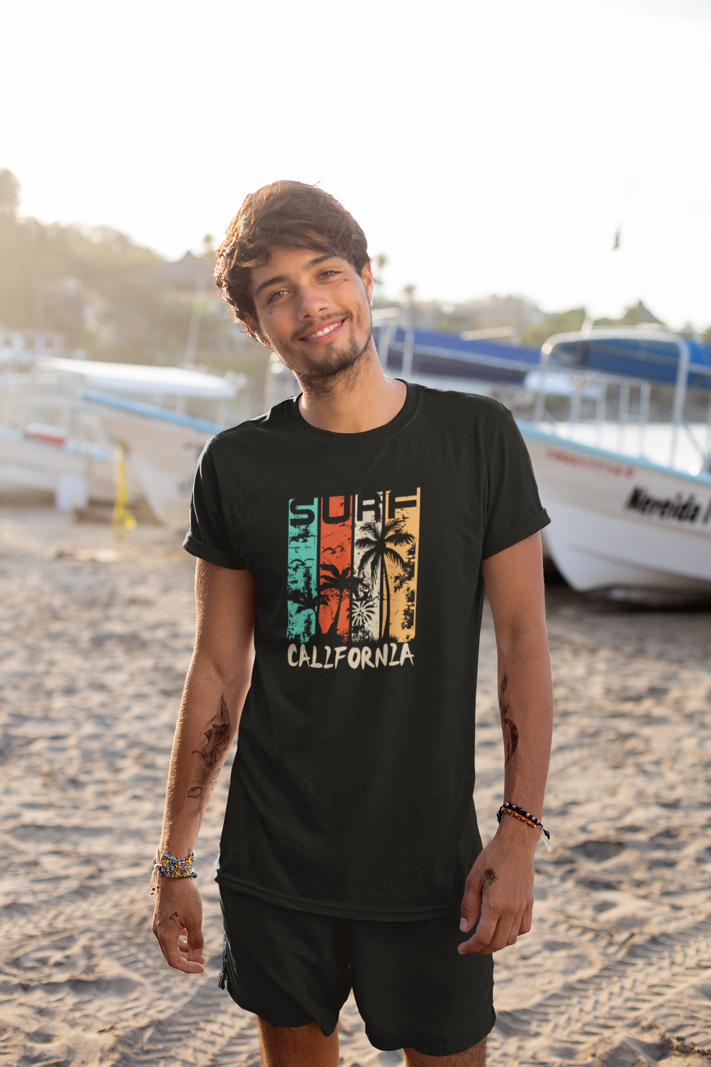 Surf California Cotton T-Shirt