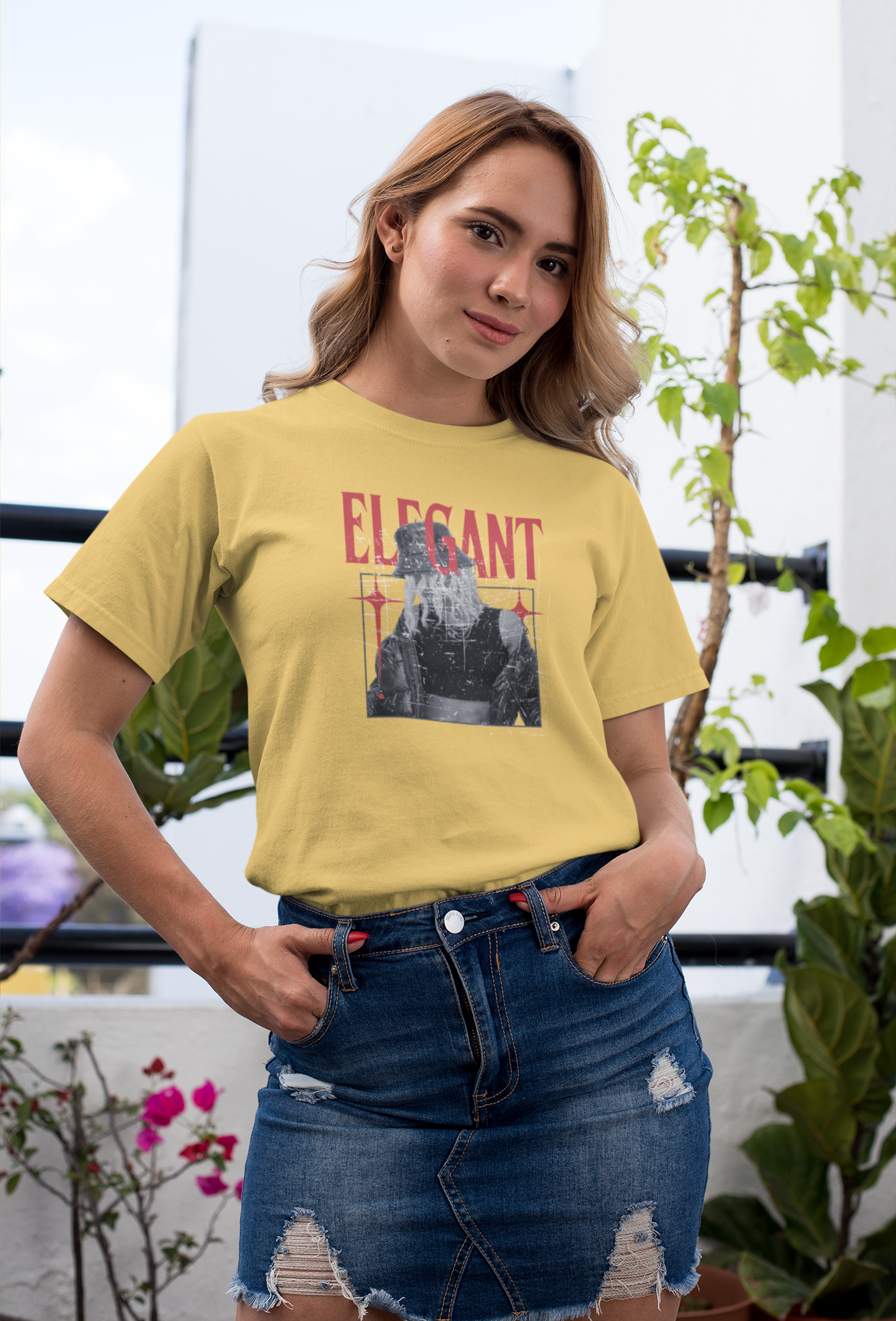Elegant Cotton T-Shirt