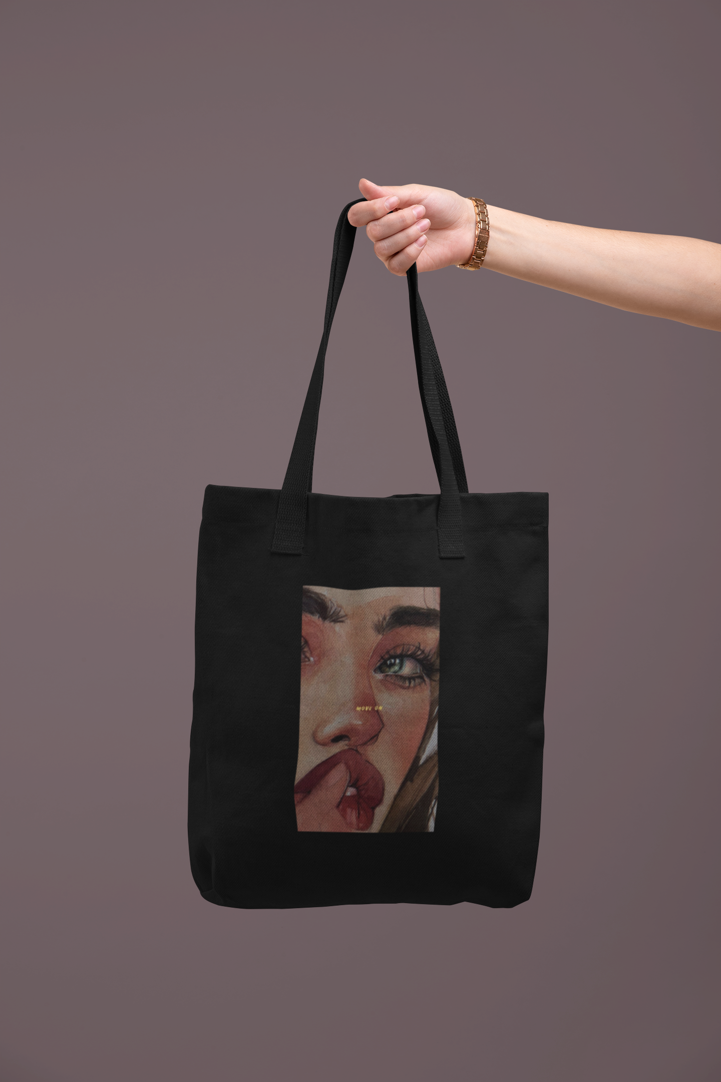 Move On Zipper Tote Bag
