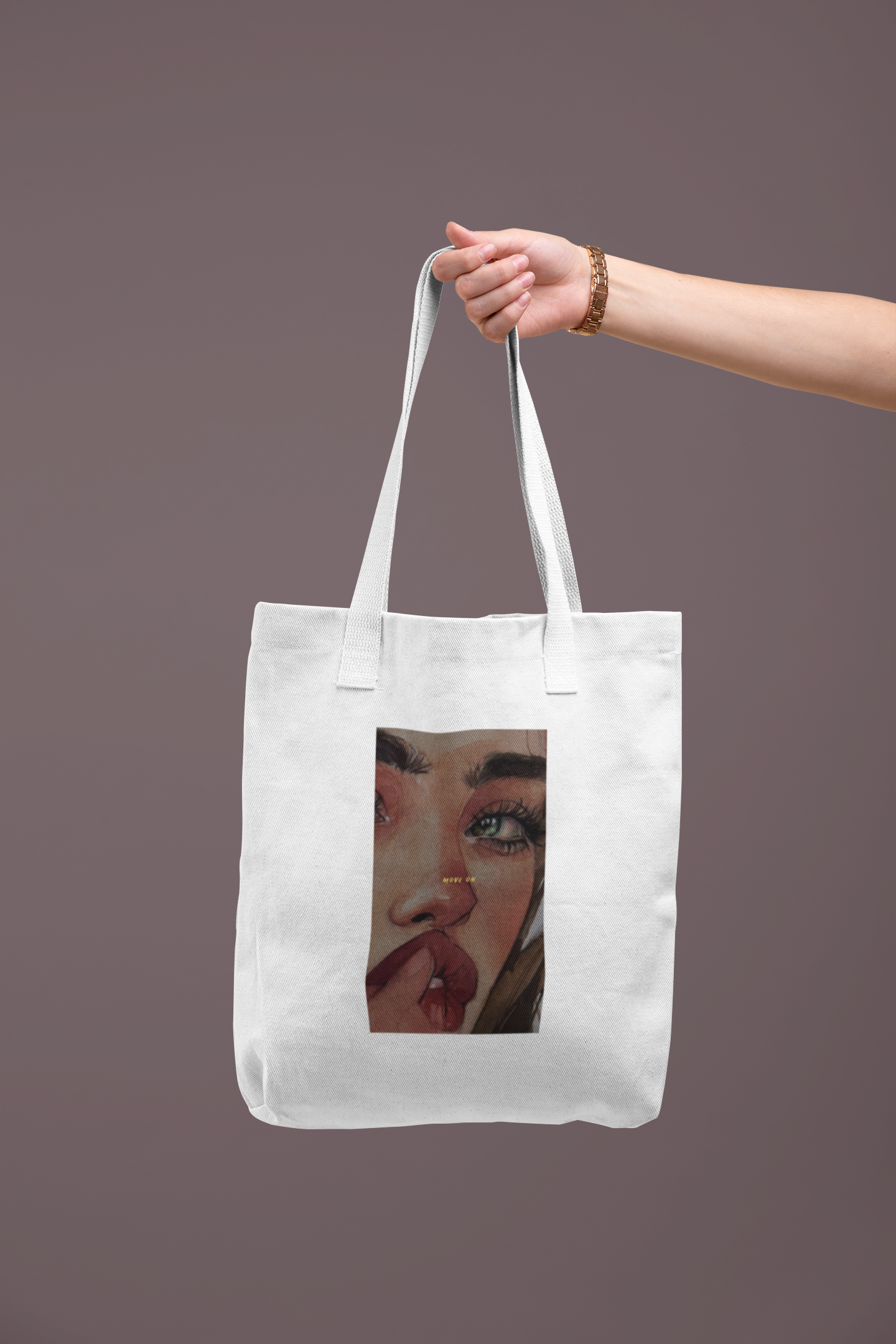 Move On Zipper Tote Bag