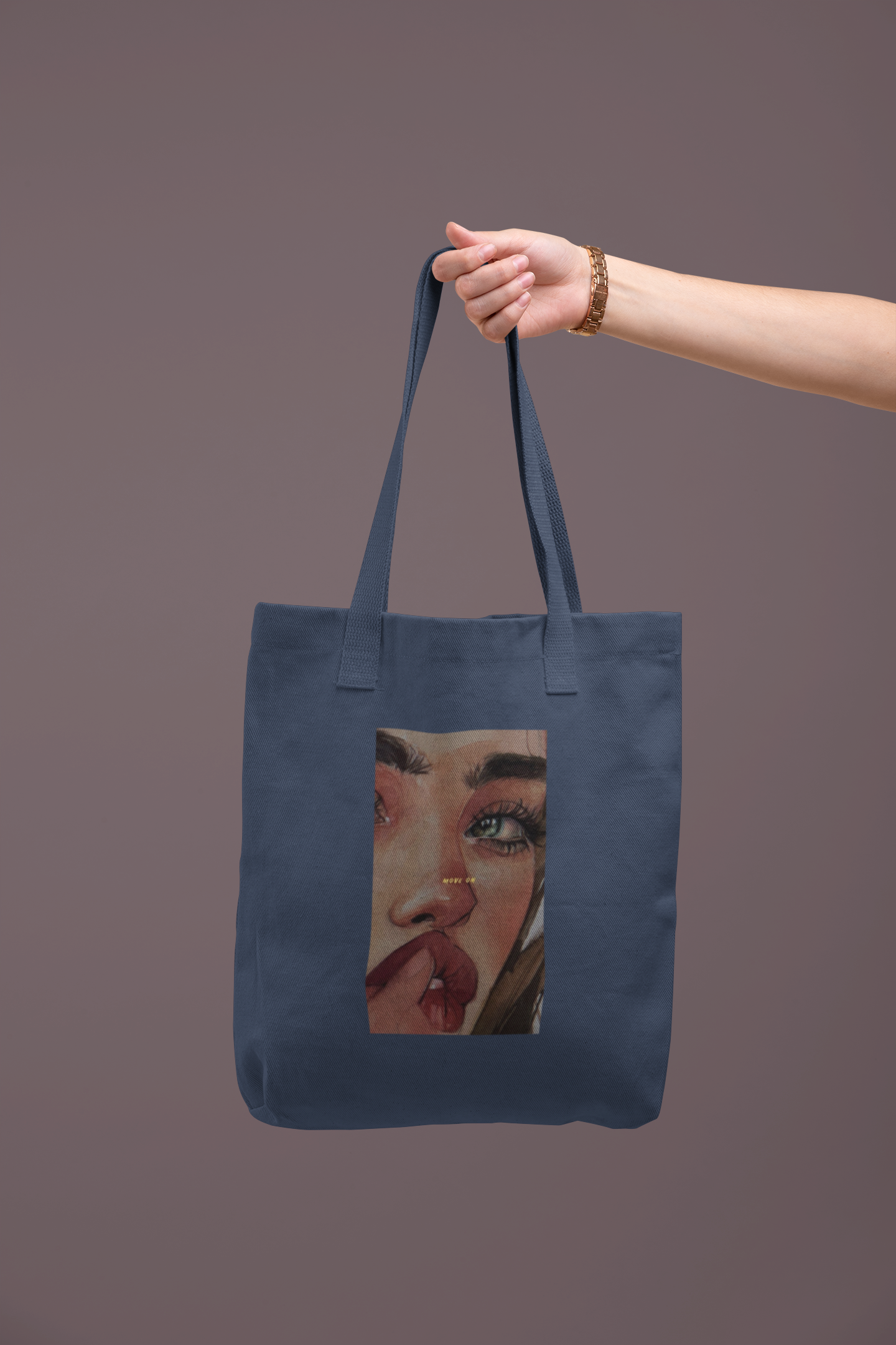 Move On Zipper Tote Bag