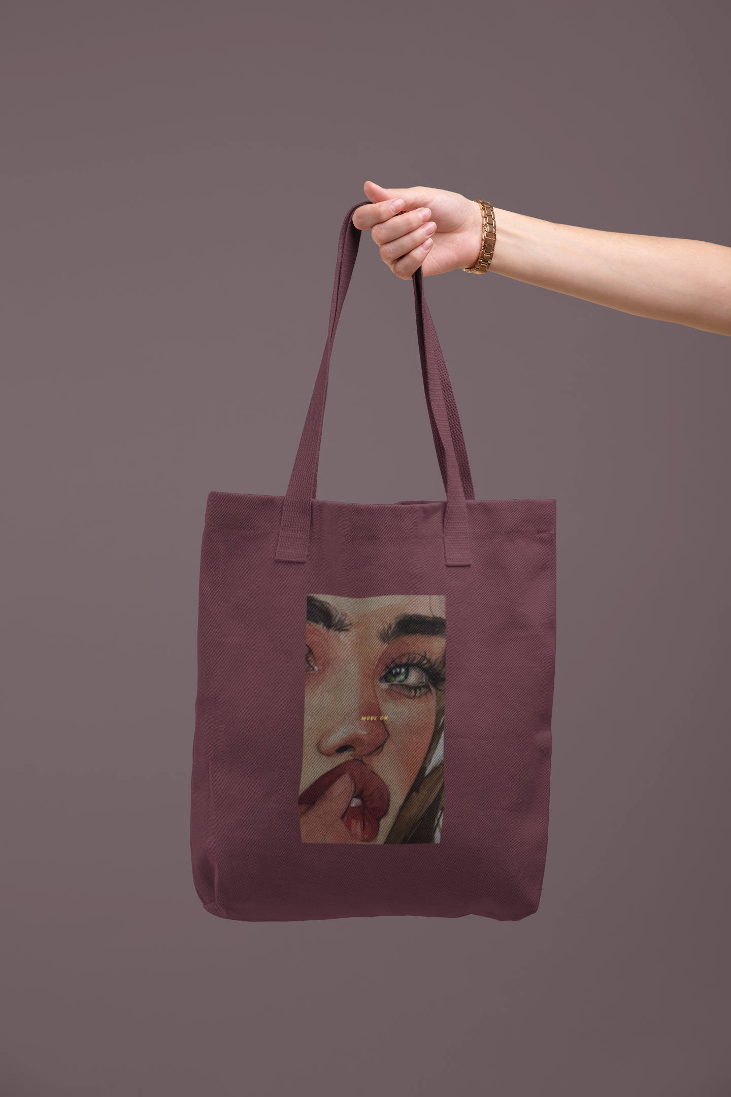 Move On Zipper Tote Bag