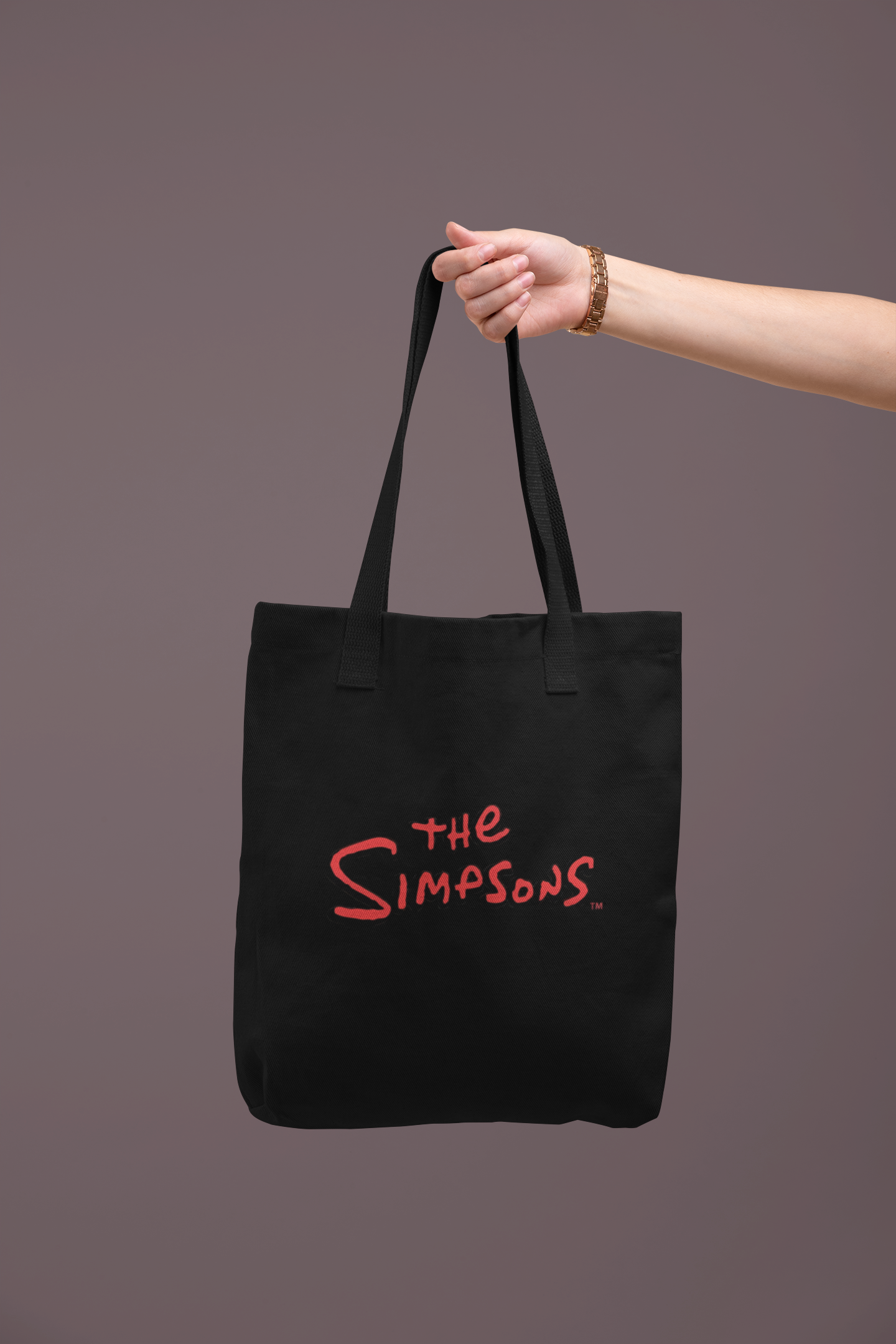 The Simpsons Zipper Tote Bag