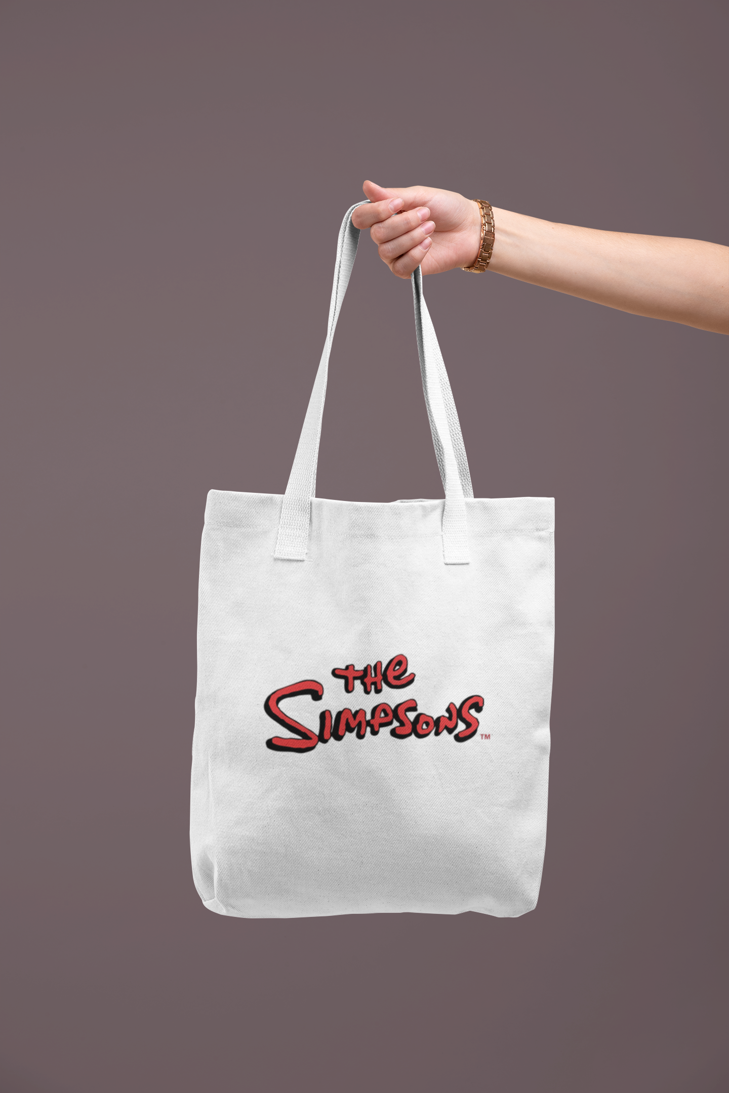 The Simpsons Zipper Tote Bag